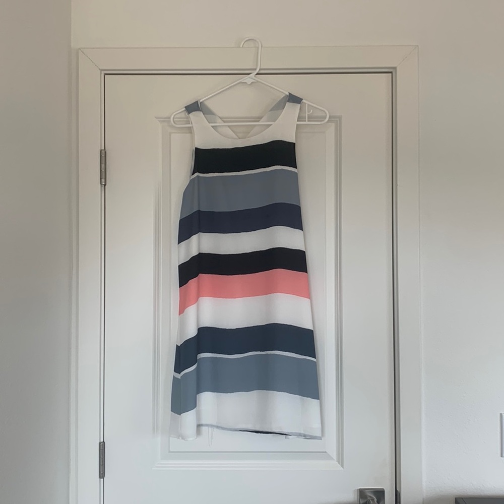 Striped medium dress